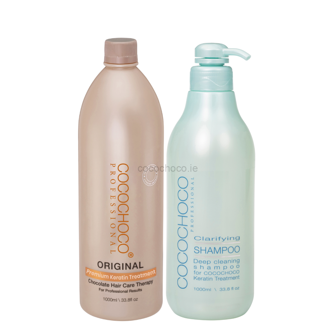 Cocochoco Original 1L and Clarifying Shampoo 1L