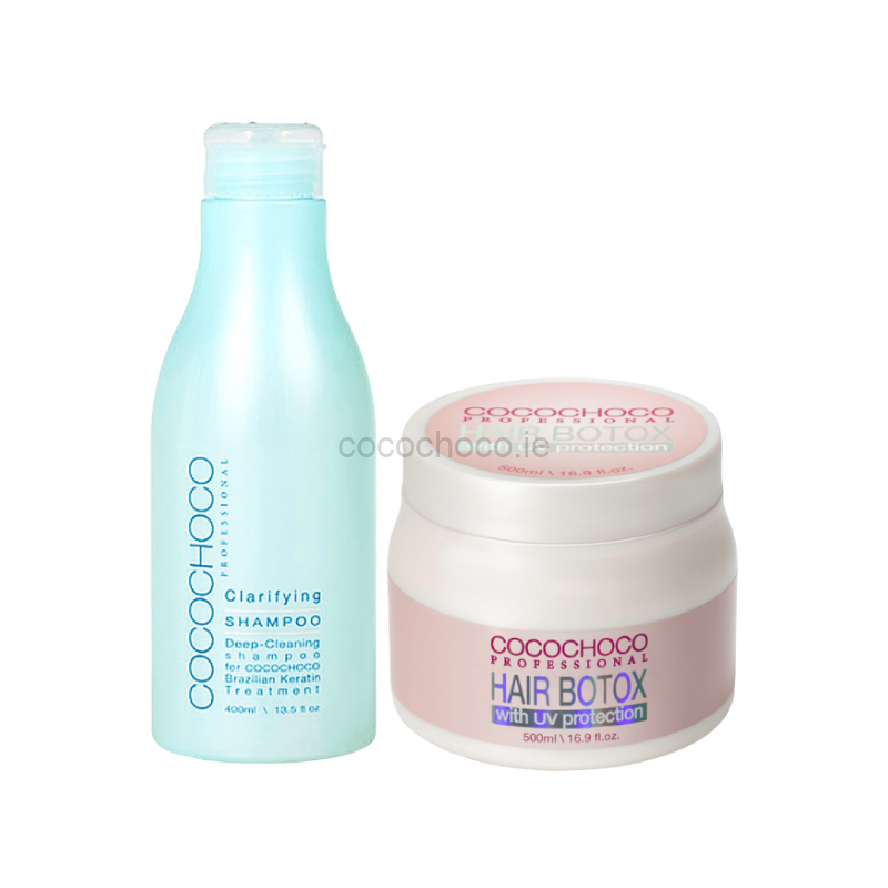 Cocochoco Hair Botox & 400 ml Clarifying Shampoo