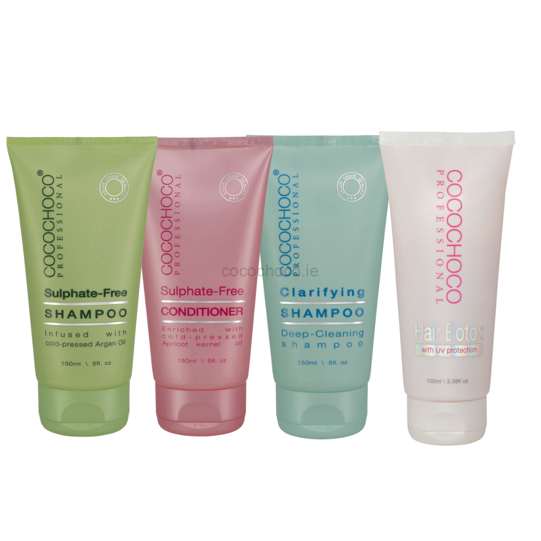 Hair Botox 100ml, Clarifying Shampoo 150ml + Sulfate Free Shampoo & Conditioner 150ml