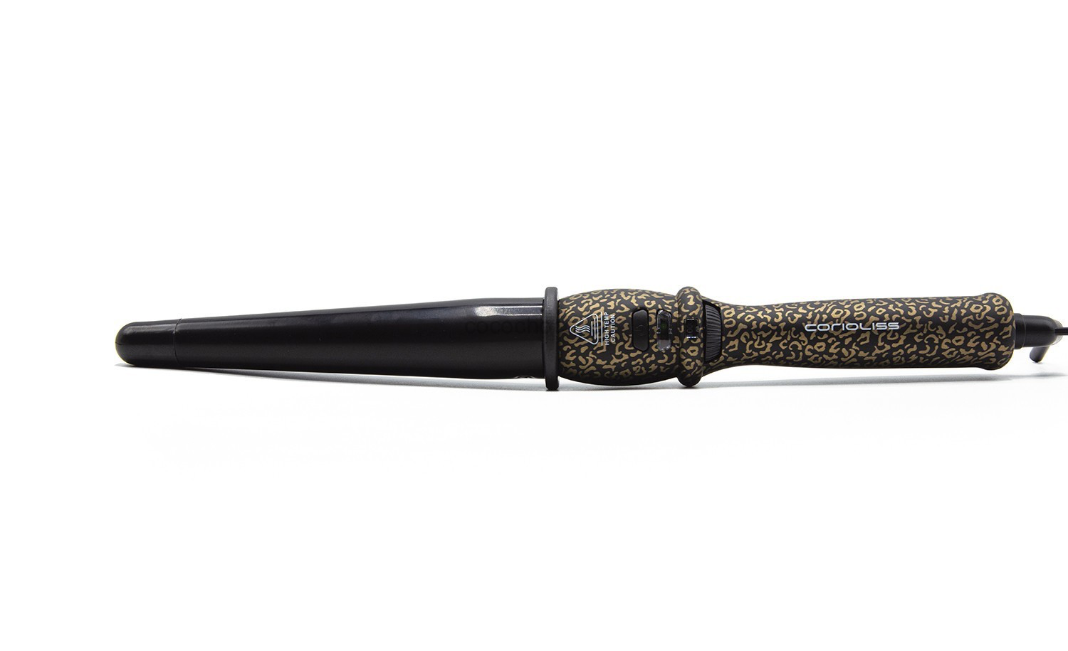 Corioliss Glamour Wand Gold Leopard Soft Touch Finish Cocochoco