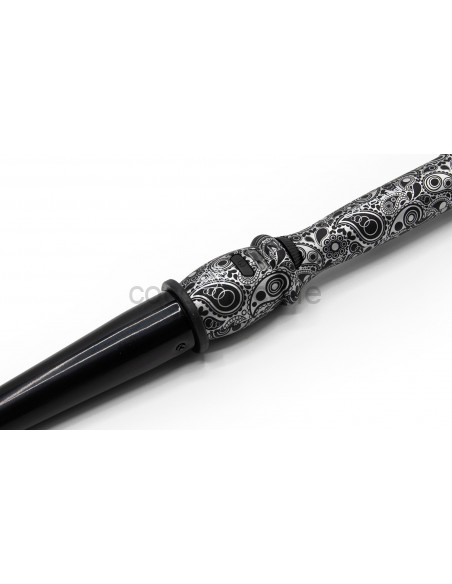 Corioliss Glamour Wand: Silver Paisley Soft Touch Finish - Image 3