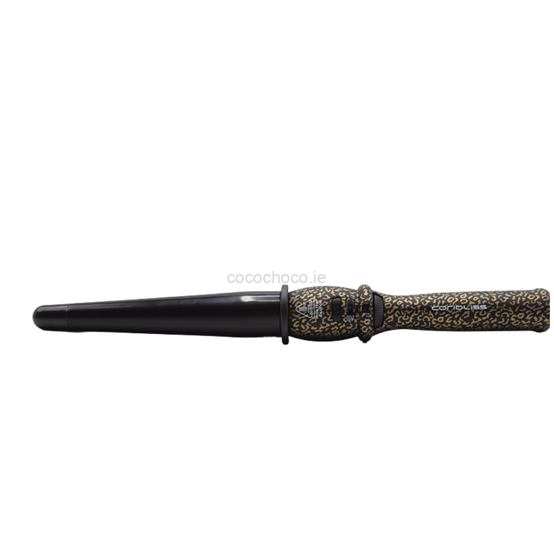 Corioliss Glamour Wand: Gold Leopard Soft Touch Finish