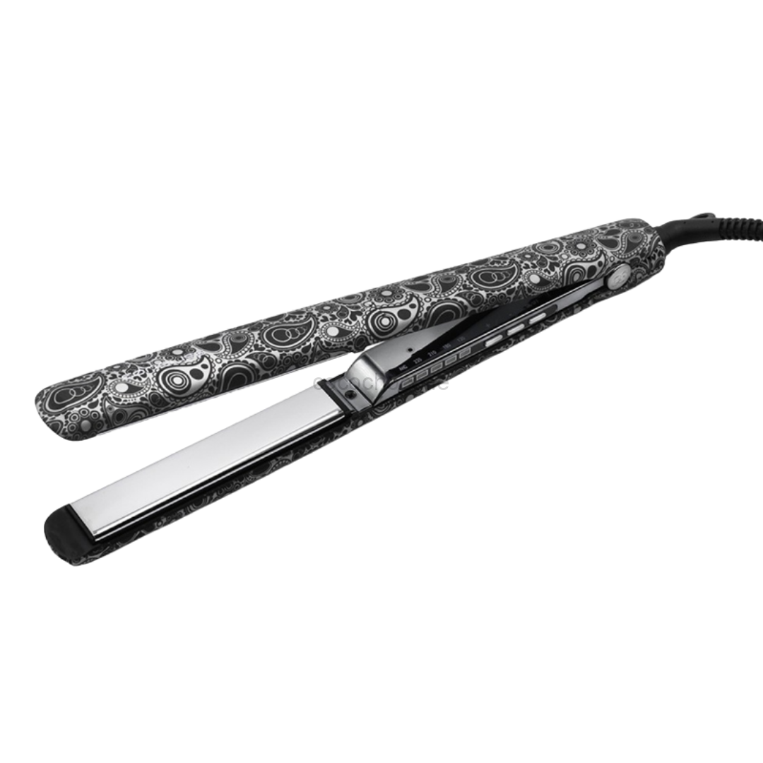 Corioliss C3 Soft Touch Straightener: Silver Paisley Finish