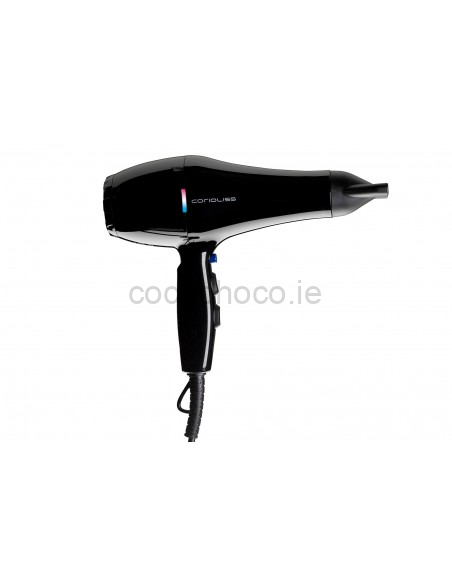 Corioliss Flow Power Hair Dryer: Black Gloss Finish - Image 3