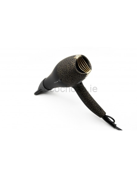 Corioliss Flow Hair Dryer: Gold Leopard Soft Touch Finish - Image 4