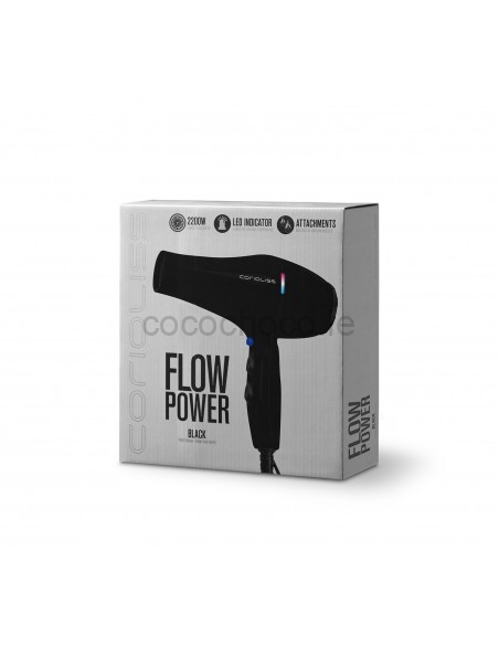 Corioliss Flow Power Hair Dryer: Black Gloss Finish - Image 6