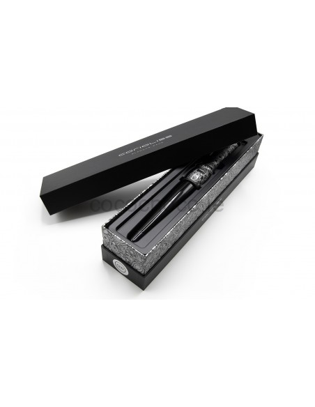 Corioliss Glamour Wand: Silver Paisley Soft Touch Finish - Image 4