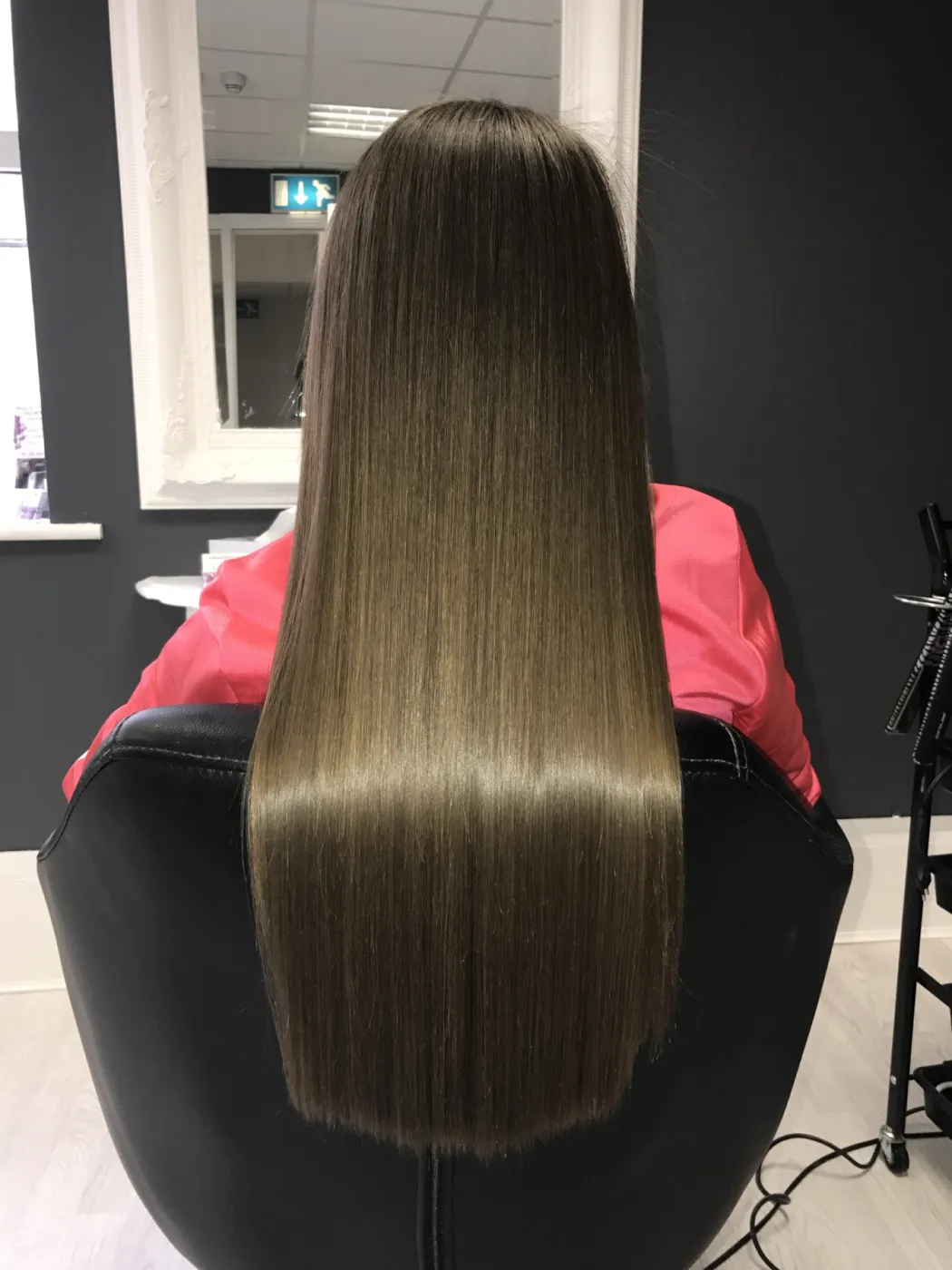 Hair after COCOCHOCO Gold treatment, case 1