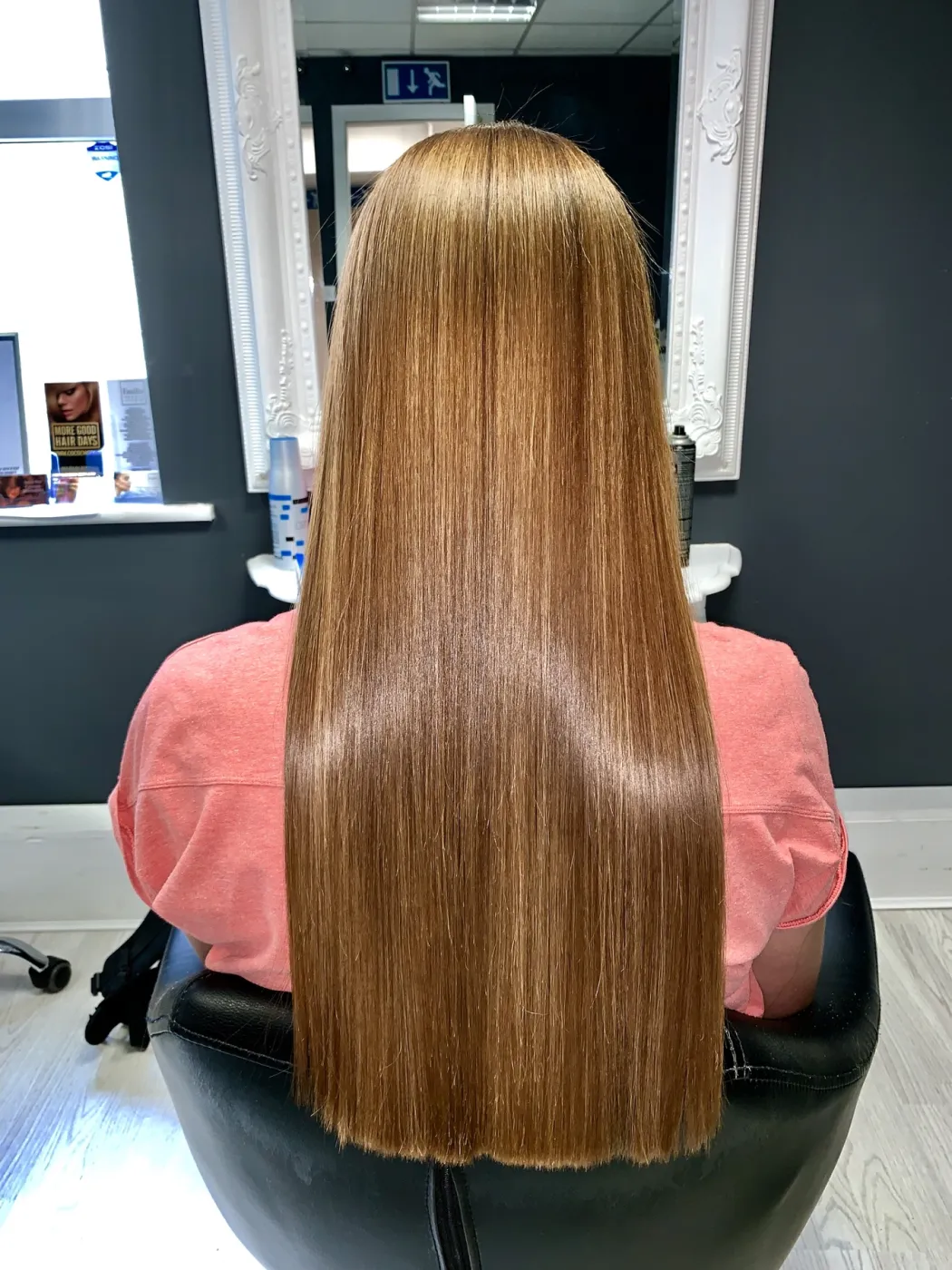 Hair after COCOCHOCO Gold treatment, case 4