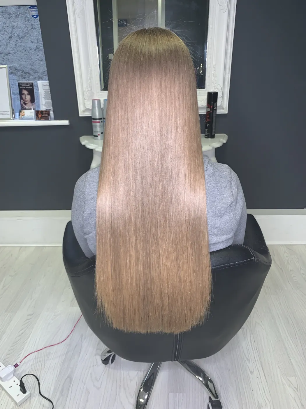 Hair after COCOCHOCO Onyx treatment, case 1