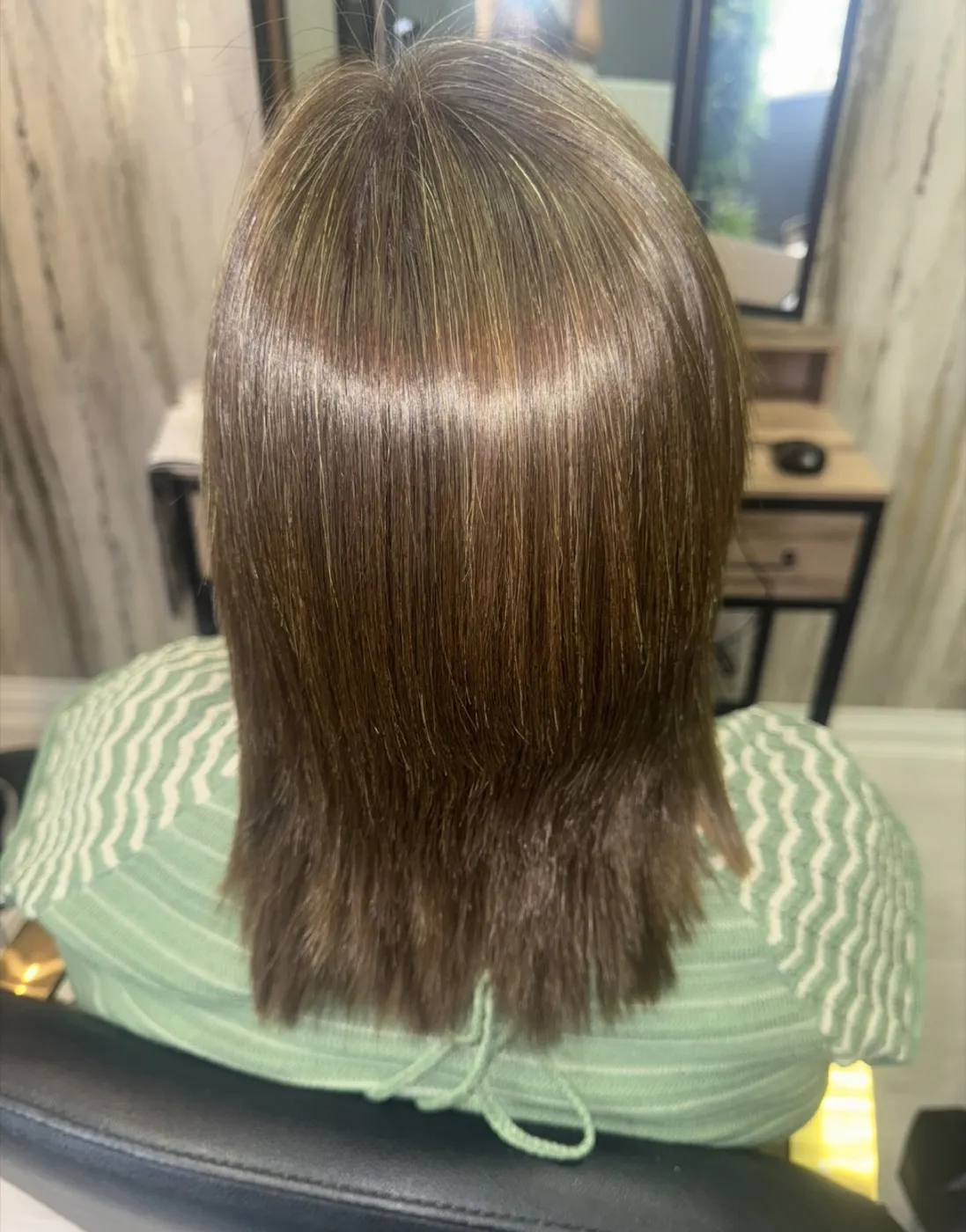 Hair after COCOCHOCO Onyx treatment, case 2