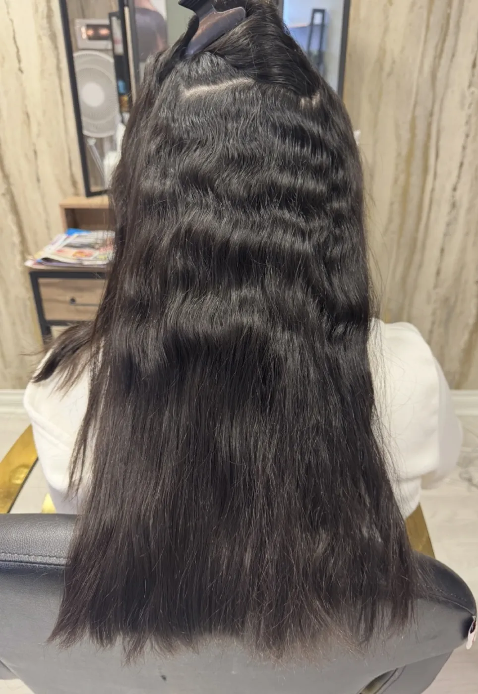 Hair before COCOCHOCO Onyx treatment, case 3