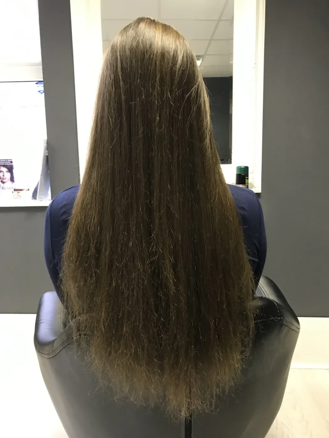 Hair before COCOCHOCO Original treatment, case 1