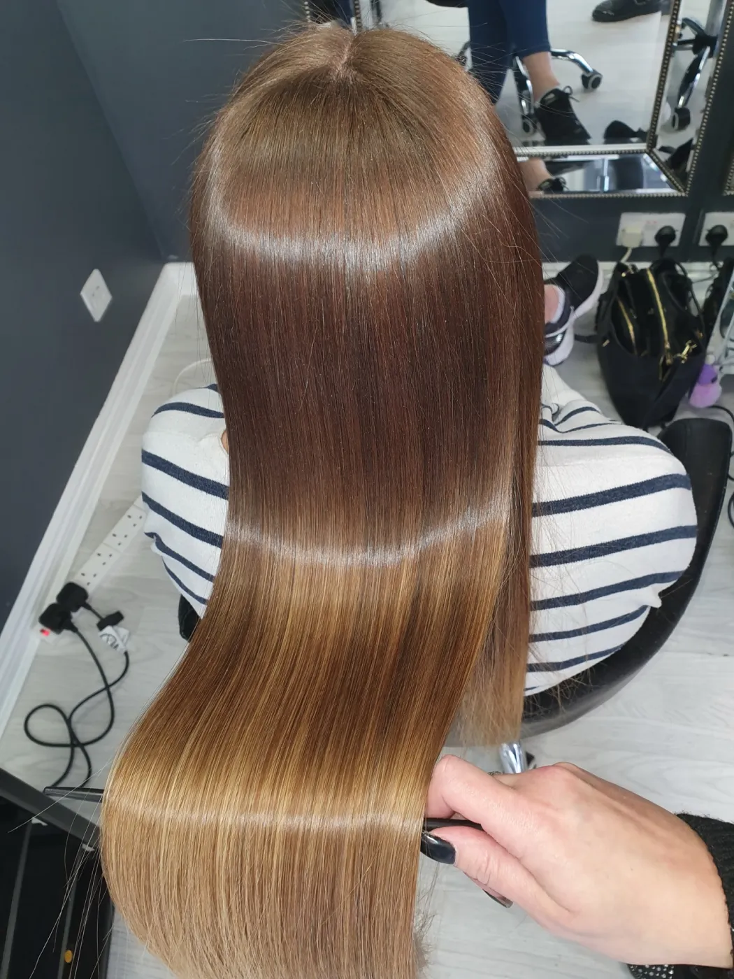 Hair after COCOCHOCO Original treatment, case 2