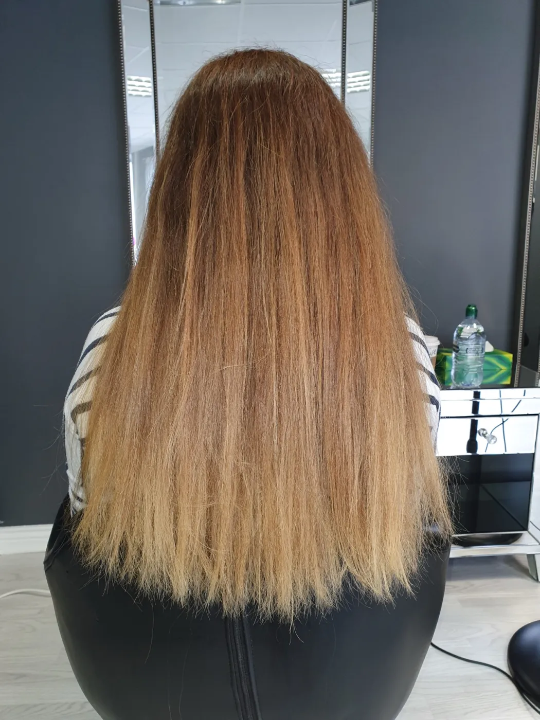 Hair before COCOCHOCO Original treatment, case 2